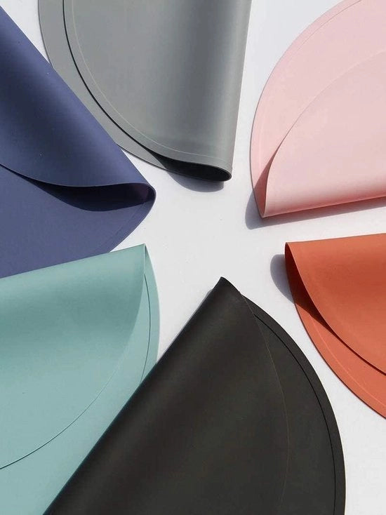 Pannelli antiscivolo in silicone per bambini - confezione da 4 - grigio