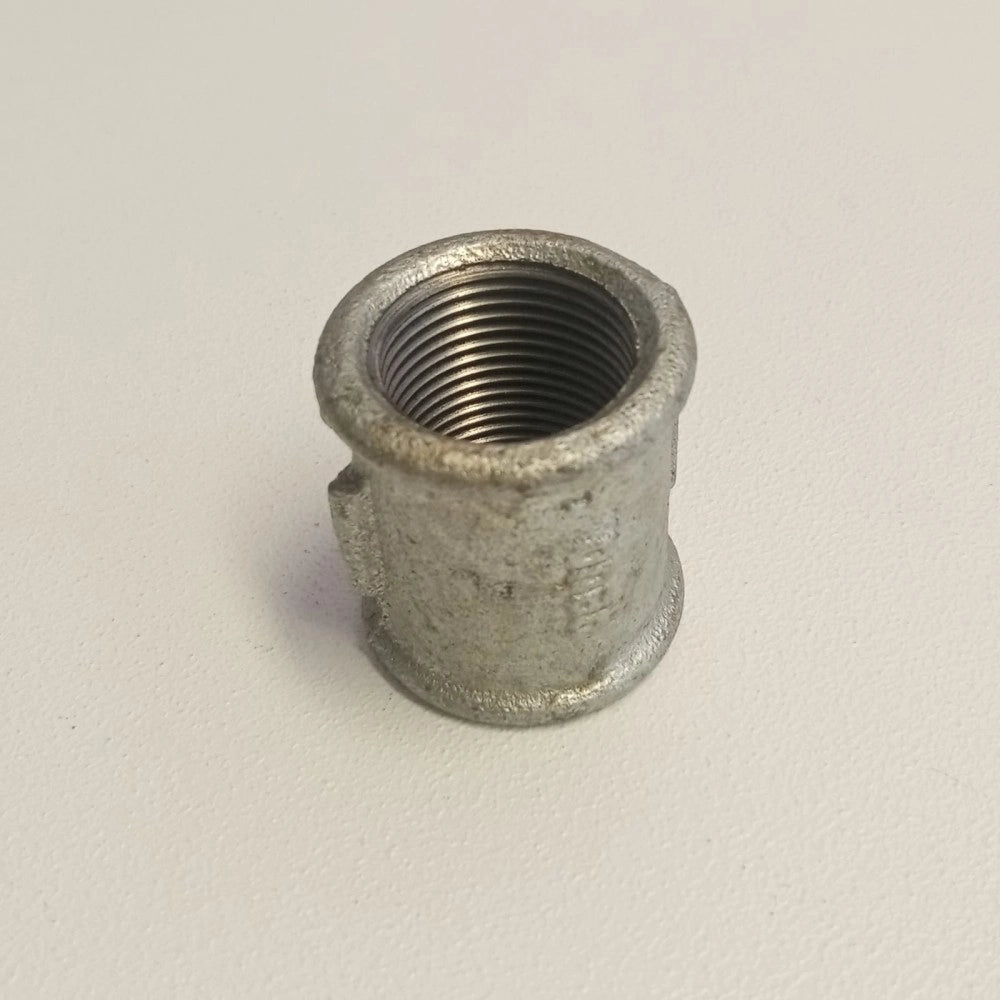 Raccordo ff 1''+1/4 manicotto giunzione di ghisa zincata malleabile