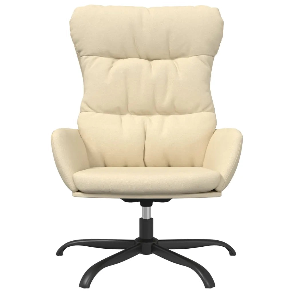 Sedia Relax Crema in Tessuto 341178
