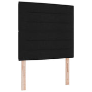 Testiera | Testata LED con strisce LED con Testiera | Testata Nero 80 cm Tessuto