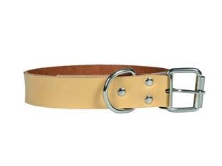 COLLARE PER CANI IN CUOIO- - cm.56x3 - 5 pezzi IL CAMPO