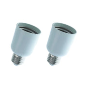 2 PZ Convertitore Adattatore Portalampada Per Lampada Attacco Da E27 A E40