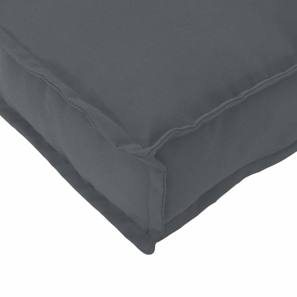 Cuscino Antracite 100 x 40 x 8 cm Tessuto Oxford 42001618