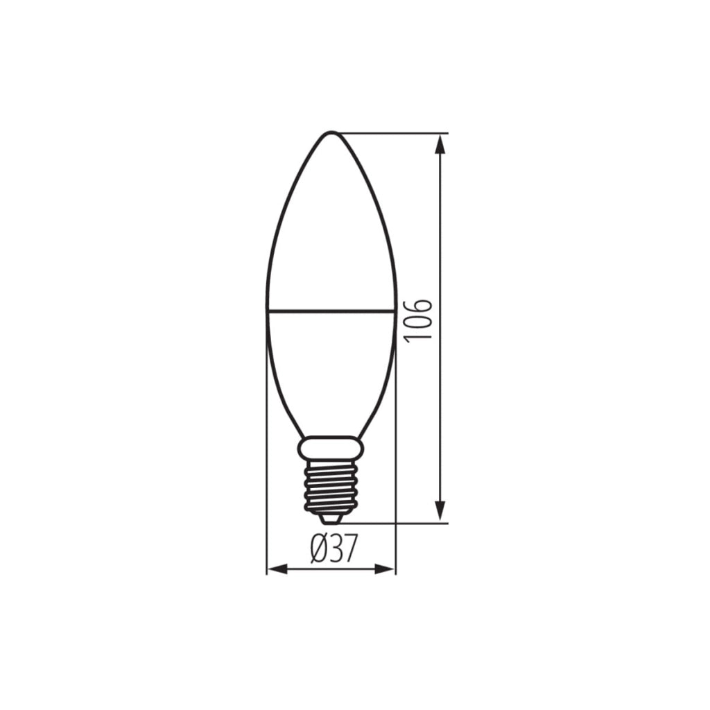 Lampadina LED Smart E14 4,9W 470lm RGB WiFi Kanlux
