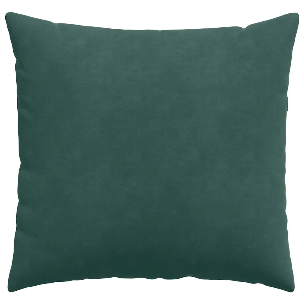 Cuscini da Divano 2 pcs Verde Scuro 50 x 50 cm Tessuto in Cords 42013973