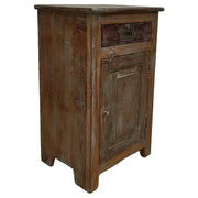 Comodino in legno fatto a mano46x35x73h cm