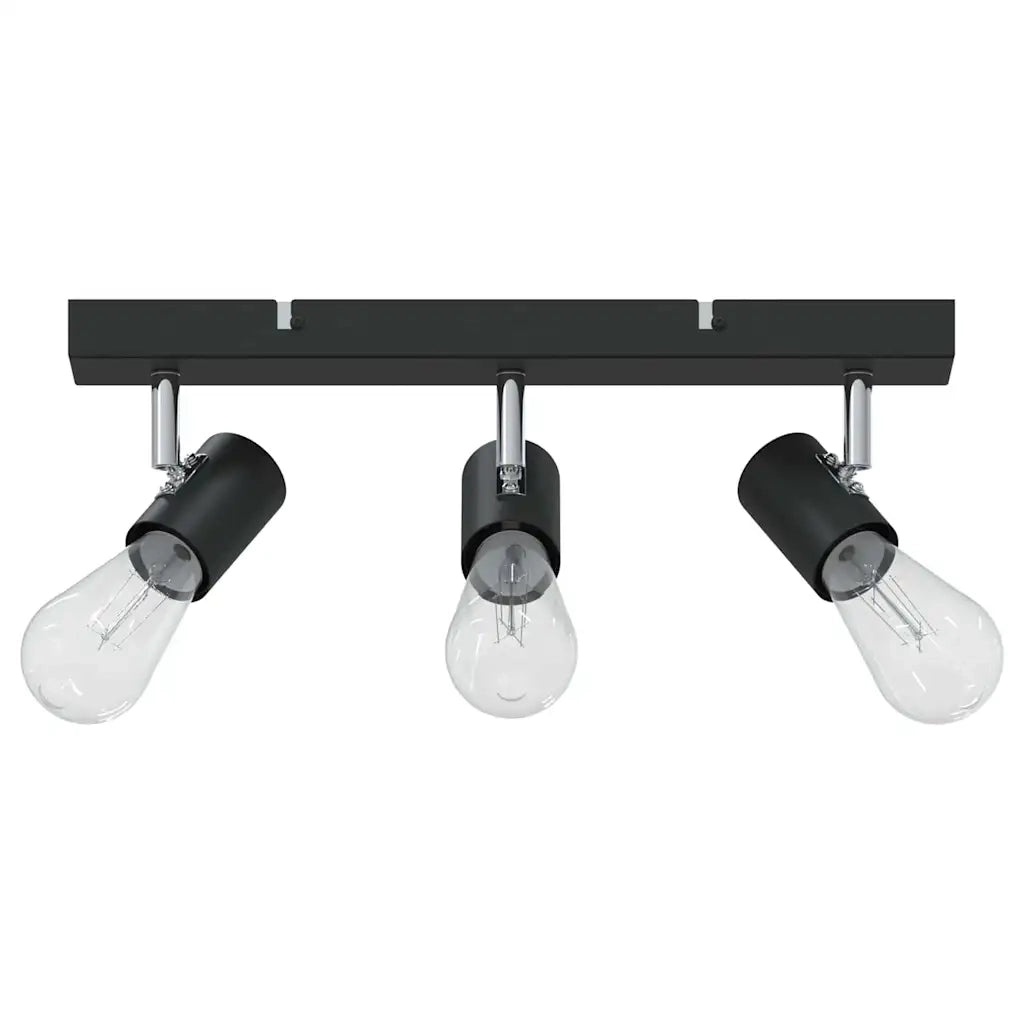 Faretto da soffitto Nero 38 x 6,5 x 11,5 cm Metallo 4108182