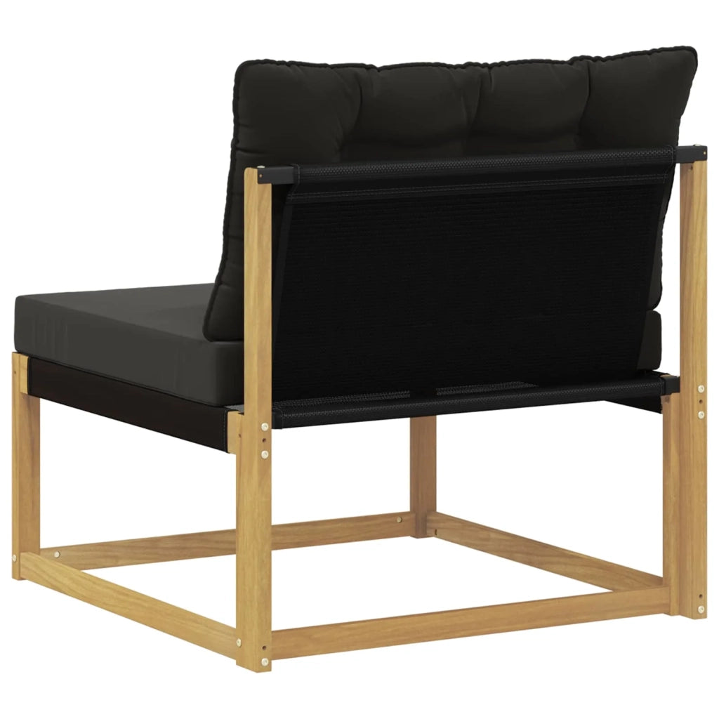 Divano centrale per esterno Bianco 79 x 83 x 73 cm acciaio 901639