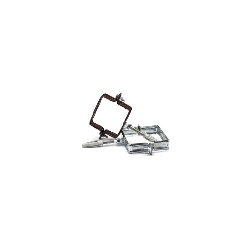 COLLARE PER PLUVIALE QUADRO PREVERNICIATO 80x80 mm - 2 pezzi