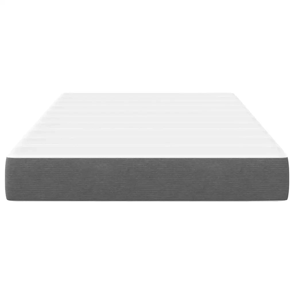Materasso da Letto-Materasso per letto Grigio chiaro 120 x 190 cm Tessuto