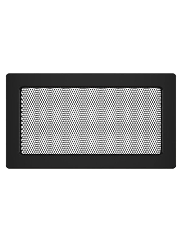 Griglia di ventilazione per camino Nera- Classic 17x30