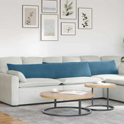 Cuscini da Divano 2 pcs Blu 200 x 40 cm Tessuto in Cords 42013884
