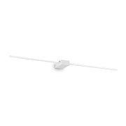 Applique Da Parete Contemporaneo Theo Alluminio Bianco Led 30,5W 3000K Ip20
