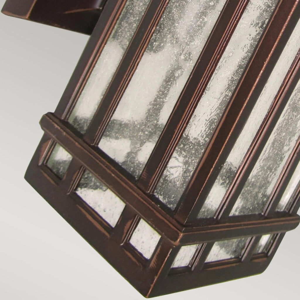 Applique esterna classica Chedworth bronzo E27 60W