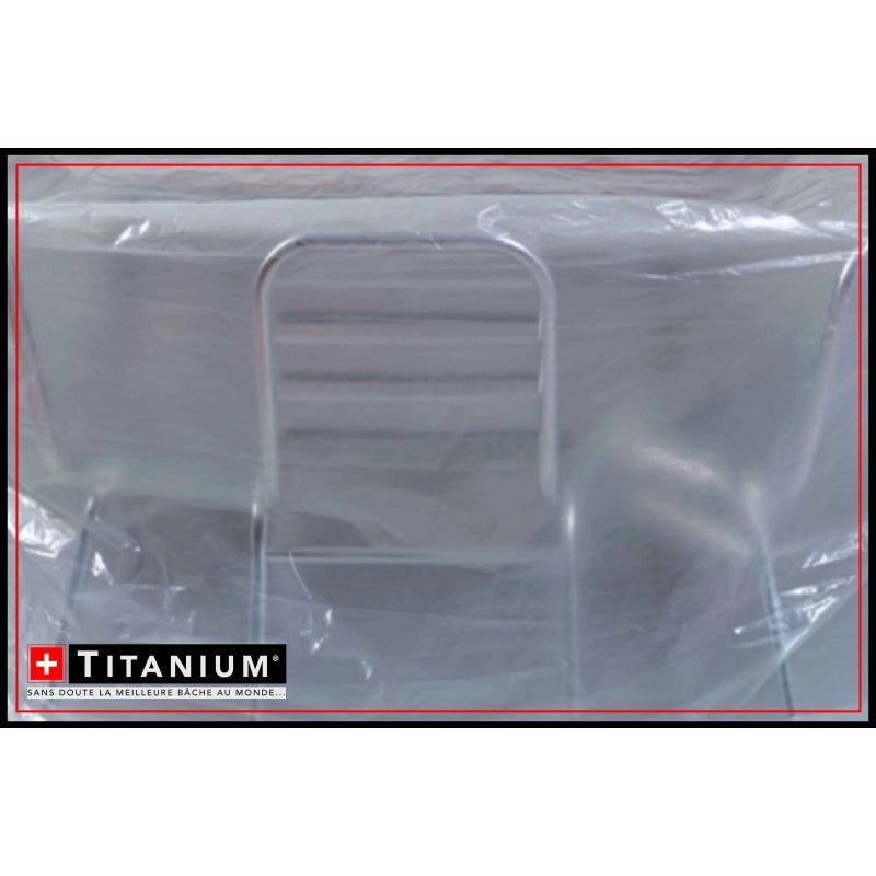 Copertura tavolo rotondo TITANIUMÂ® - ARGENTO