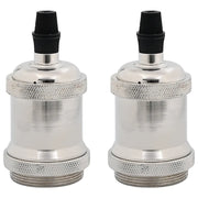 Portalampade 2 pz Nichel Satinato E27 CFW5093735