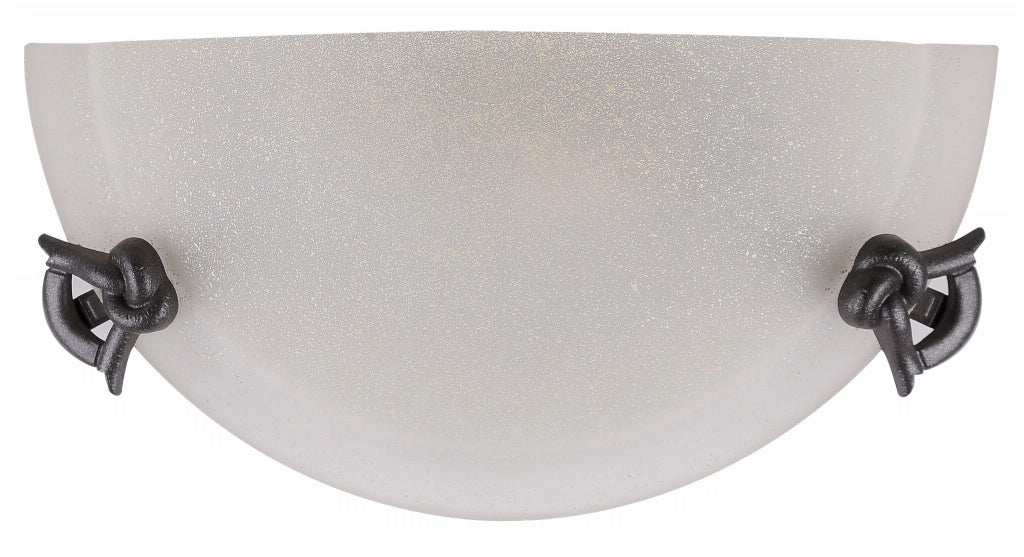 Plafoniera Candellux EVA semisfera 30cm E27 grigio