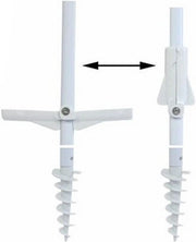 Parasole in acciaio - Ø 180 cm - Arredamento esterno