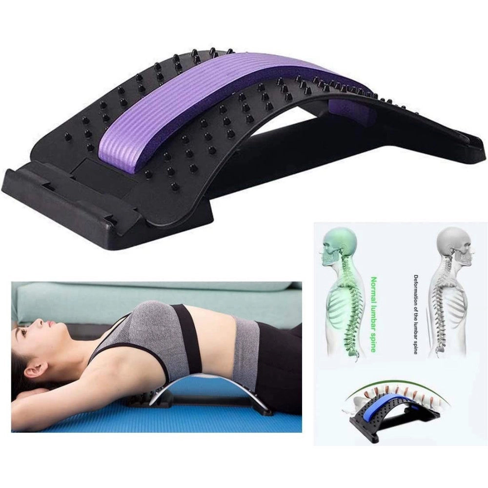 Trade Shop - Supporto Massaggiatore Per La Schiena Waist Stretch Supporto Lombare Regolabile -