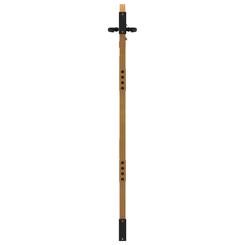 Cancello da giardino 85x125 cm in acciaio Corten design quadrato CFW7678595