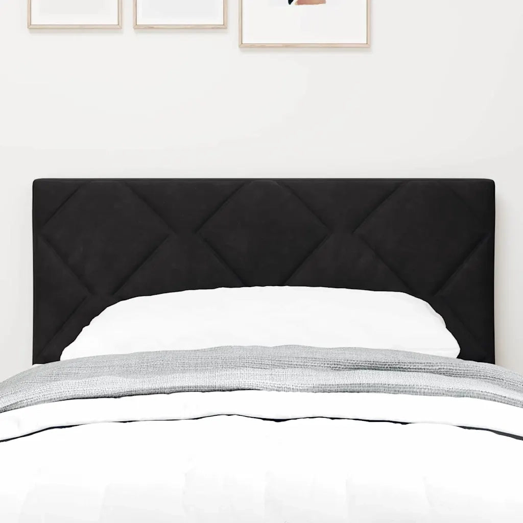 Testiera LED Nero 80 cm Velluto 3338183