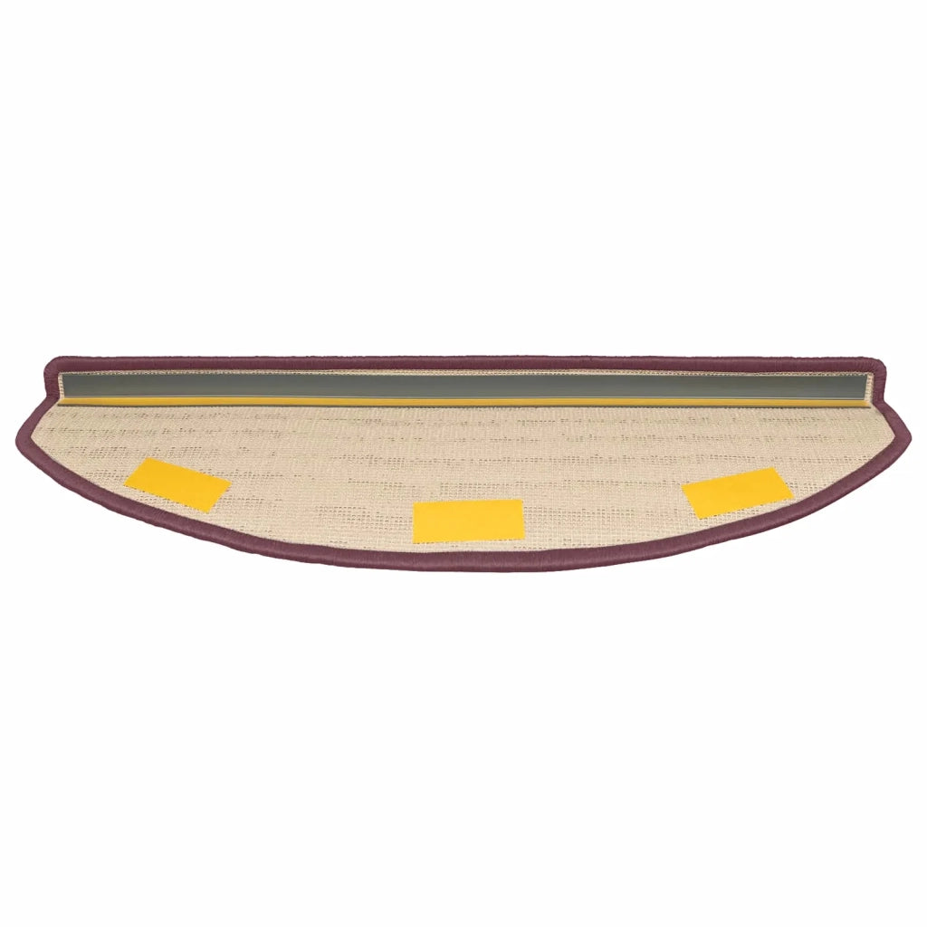 Tappetini per scale autoadesivi 15 pz | Gradini per Scale Viola scuro