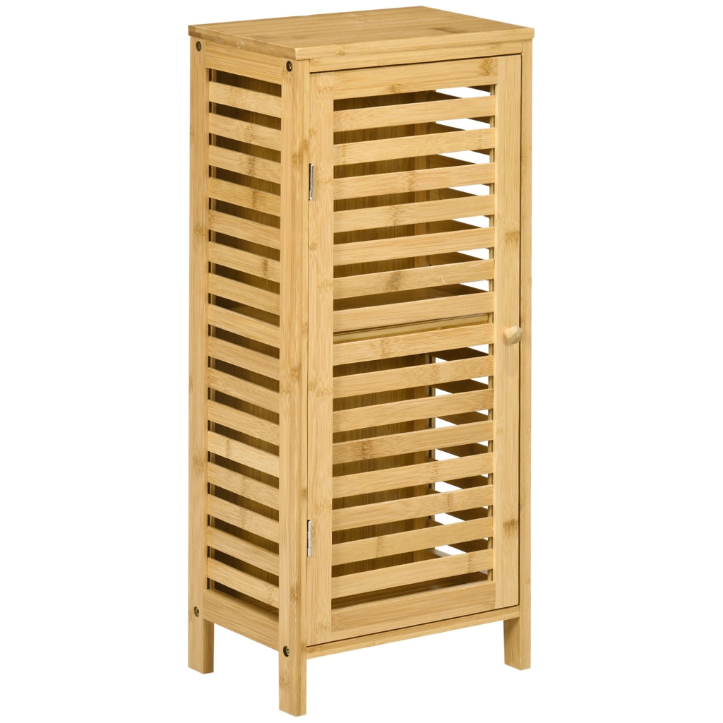 Mobile da Bagno ¨C Minimal ¨C Legno di Bamb¨´ Bianco 30x20x70 cm