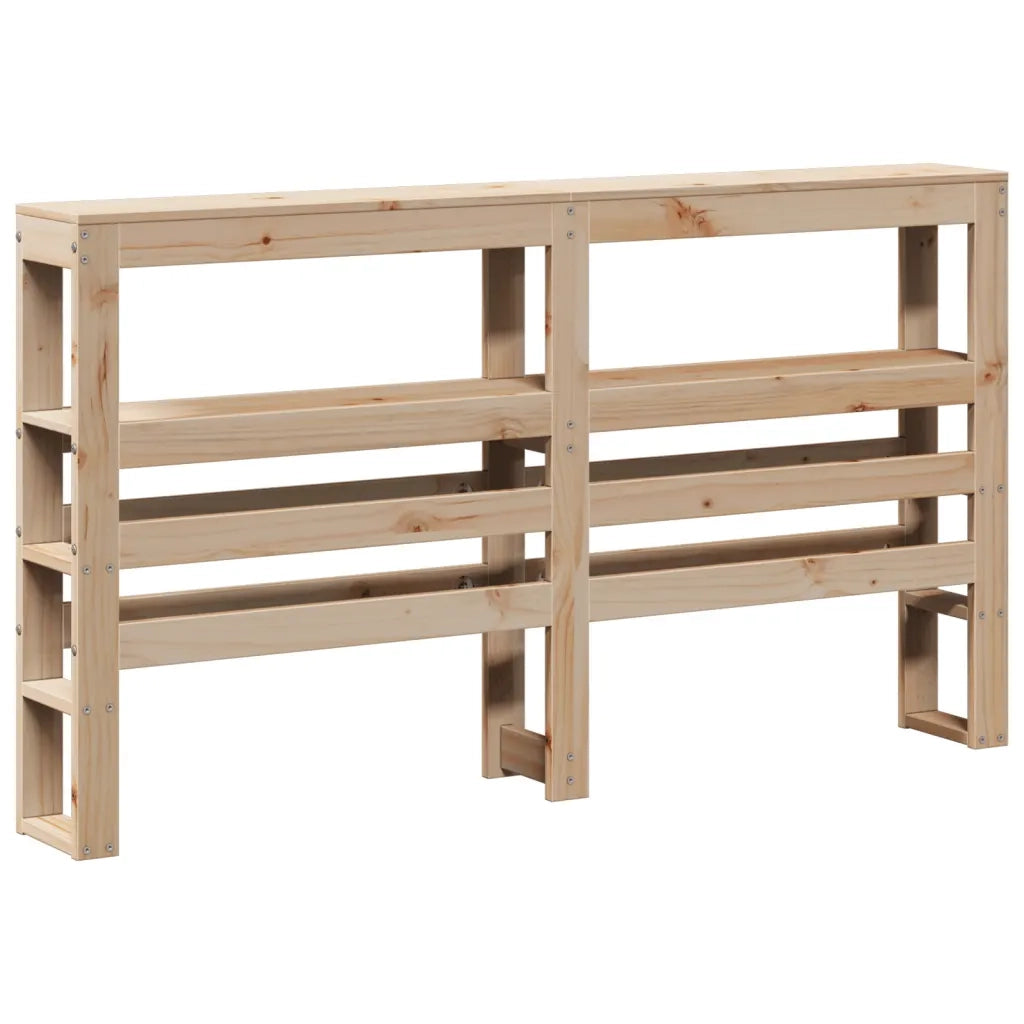 Letto senza Materasso-Struttura Letto 140x200 cm in Legno Massello di Pino 465235