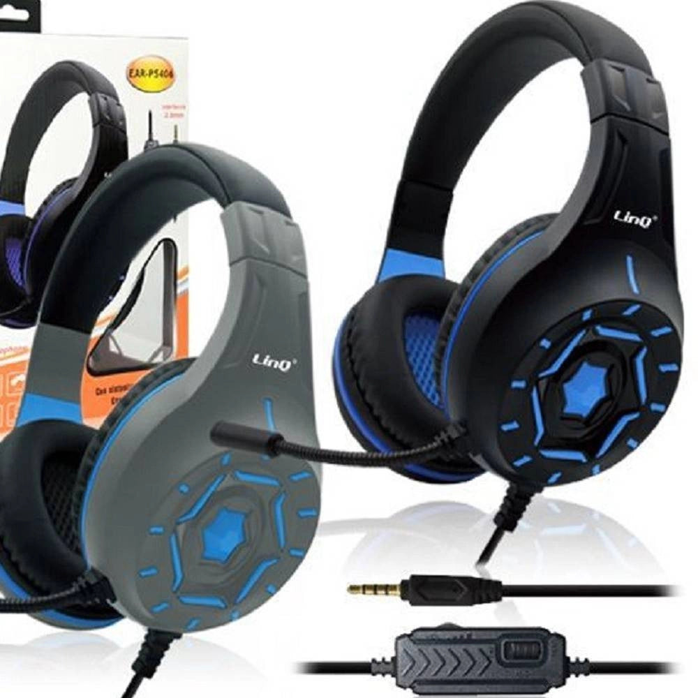 Trade Shop - Cuffie Headset Con Microfono Gaming Da Gioco Jack 3,5mm Per Pc Laptop Ear-ps406 -