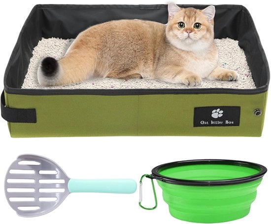 Portatile per gatti - Bagni per gatti compatti e trasportabili per viaggi in auto