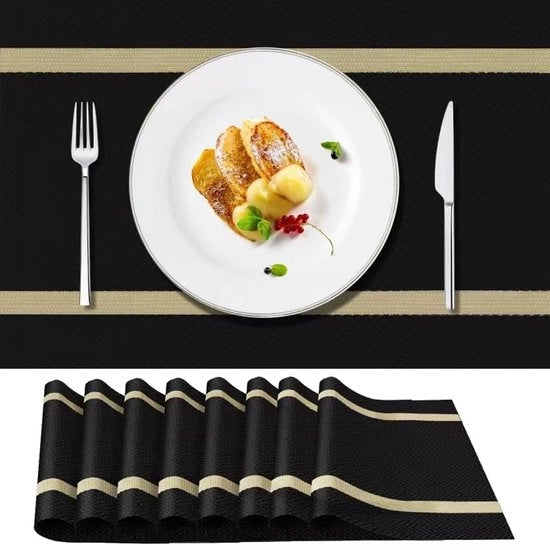 Placemats multifunzionali - set da 4 - stile classico moderno