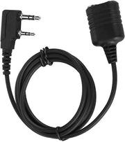 Cavo estensore per microfono a 2 poli per walkie talkie - cavo per microfono a 2 poli per l'uscita al microfono K.