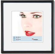 Sostegno fotografico nero - 20 x 20 cm - Plastica - Moderno