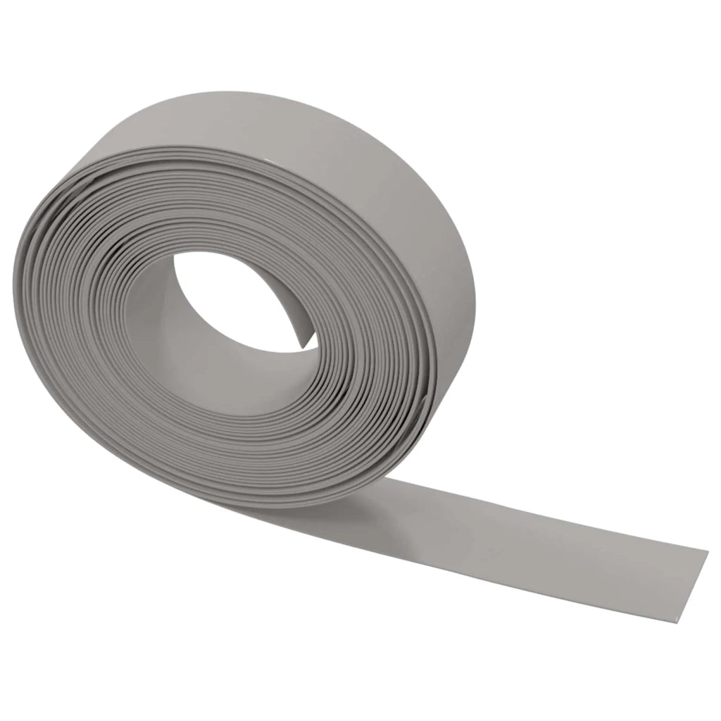 Bordatura per giardino 25 m 15 cm PE Grigio 42036848