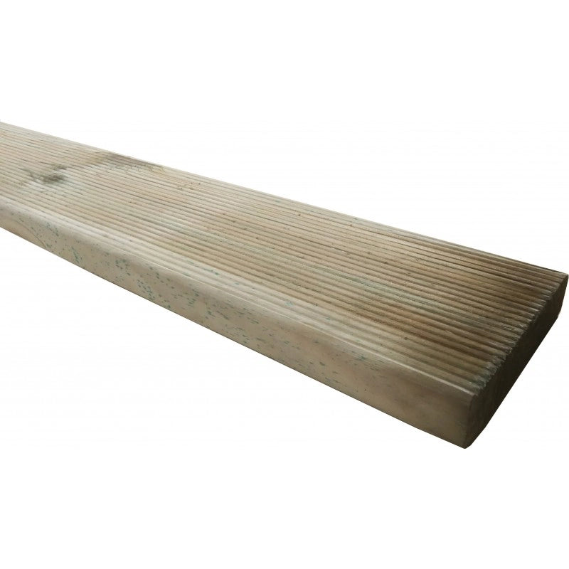 Confezione 5 pz profilo zigrinato in pino 2,7x12x240 cm - Legno impregnato esterno