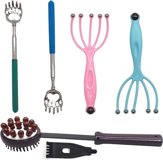 Kit di 5 uncini in acciaio inossidabile per massaggio di base
