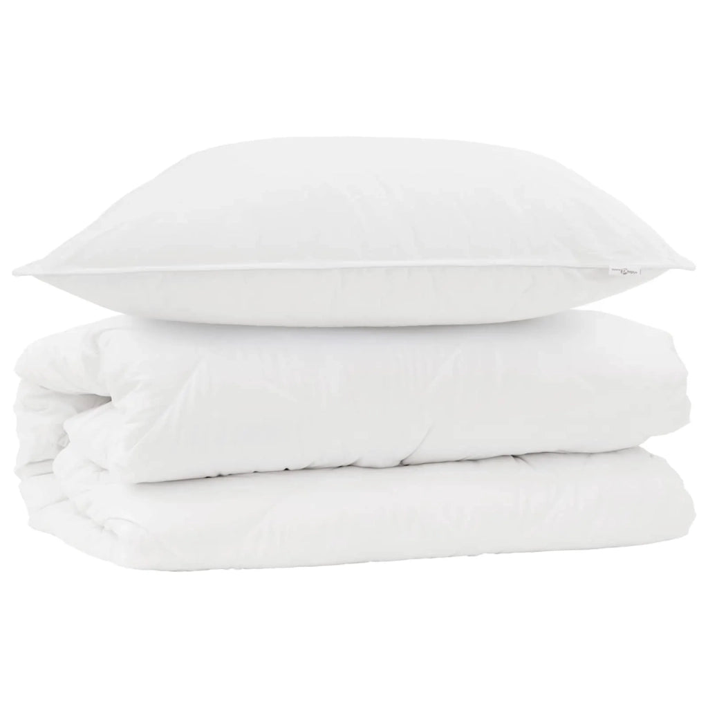 Set di Piumoni con cuscino 2 pz | Duvet Bianco Microfibra
