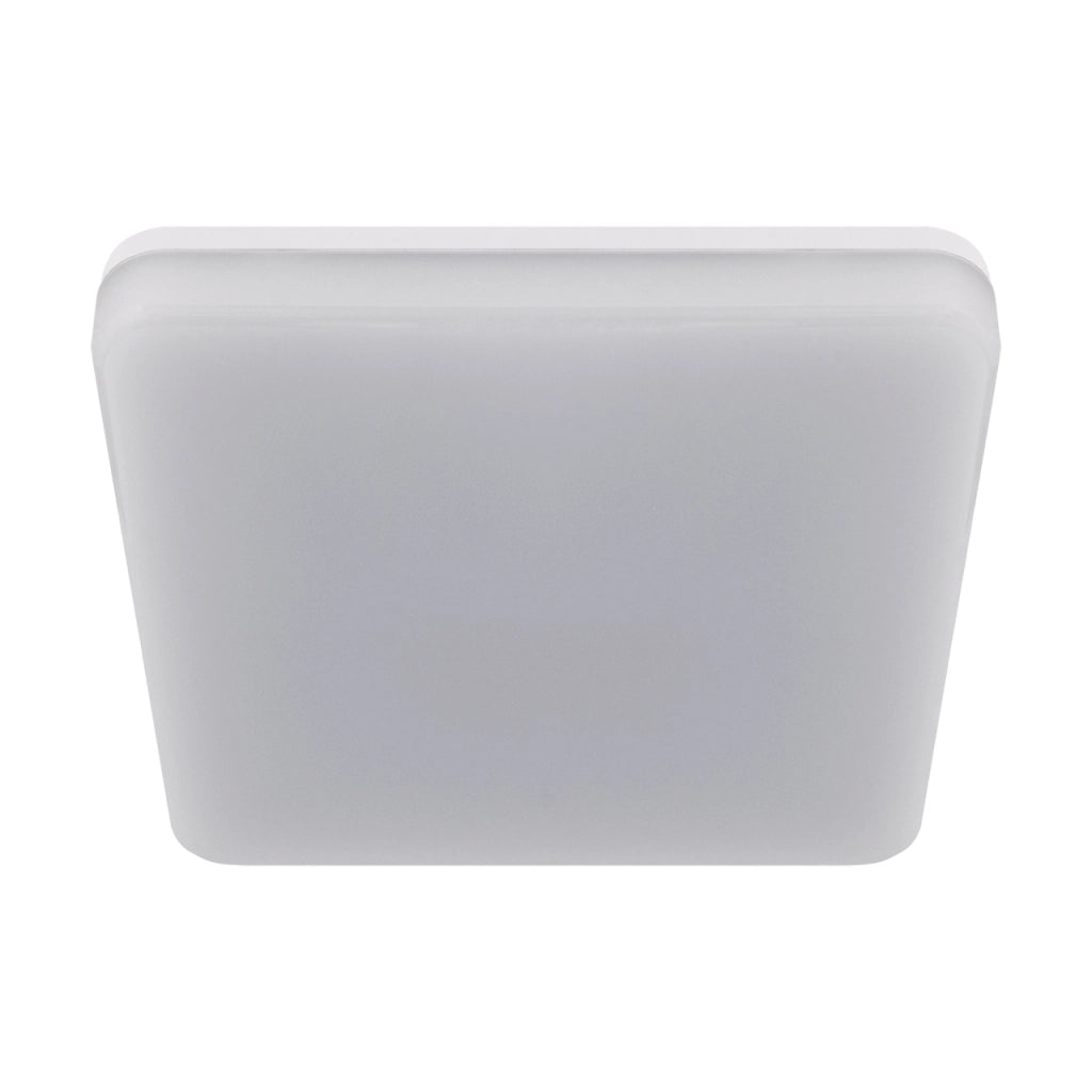 Plafoniera esterna quadrata bianca 22cm LED 18W IP55 Struhm