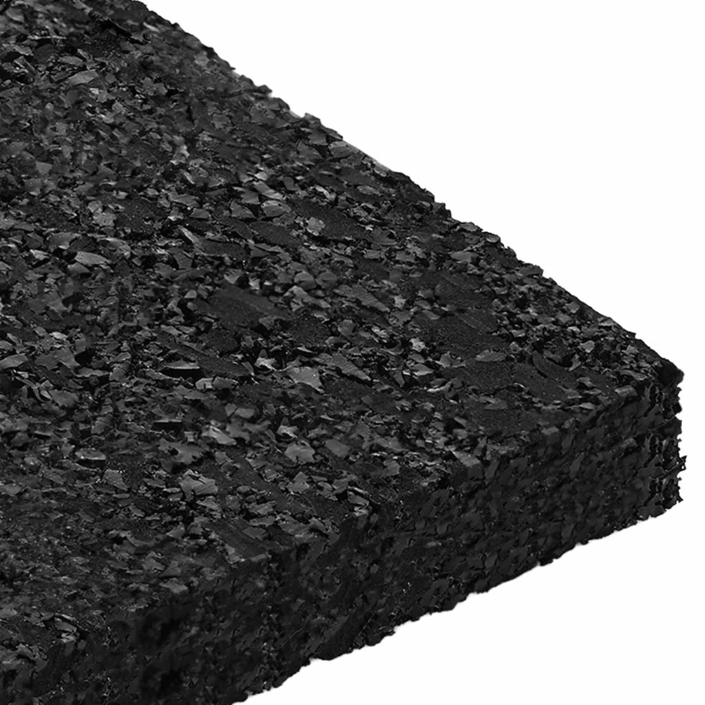 Pad per patio in granuli di gomma Nero 6 x 9 x 1 cm Gomma 42027228