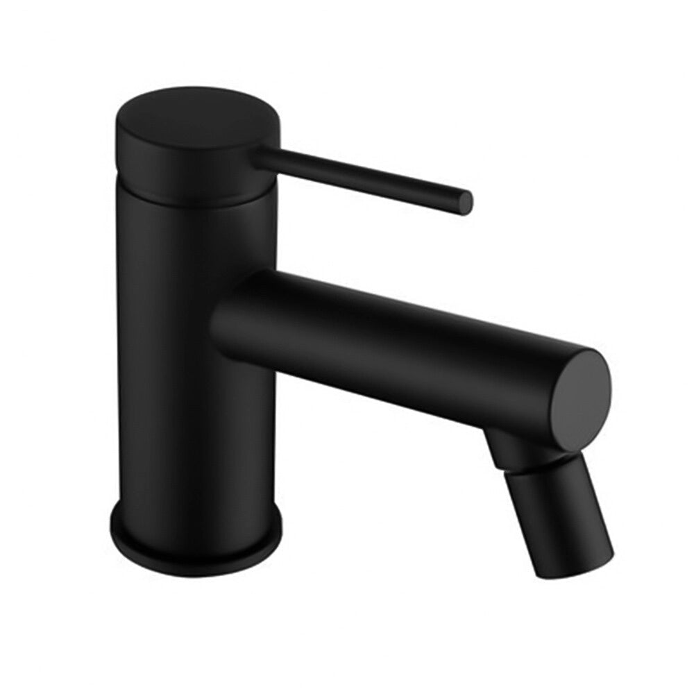 Miscelatore bidet in ottone nero opaco con leva monocomando slim Alba
