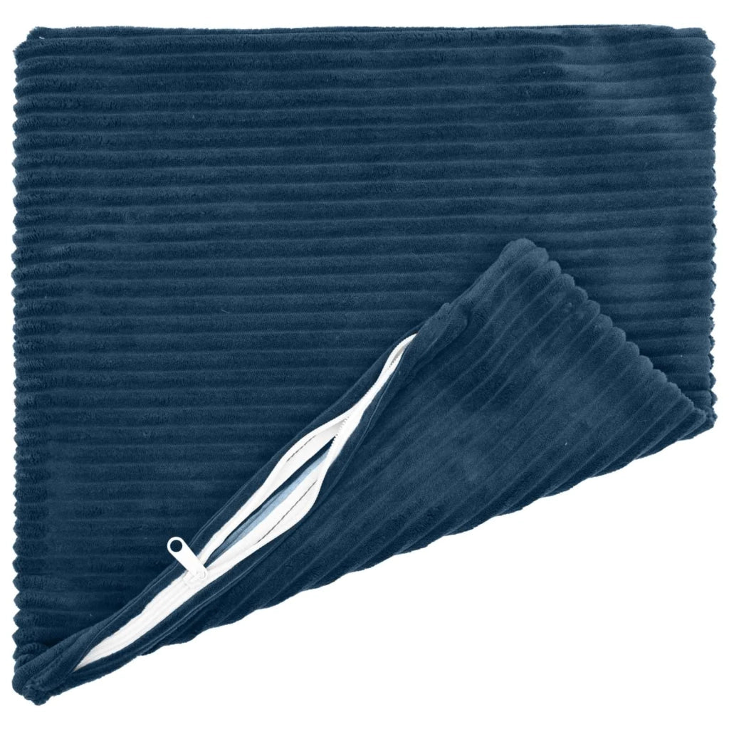 Federa 2 pcs HEERLEN Blu navy 30 x 30 cm corduroy 907441