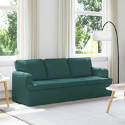 Divano Verde Scuro 201 x 80 x 85 cm Tessuto