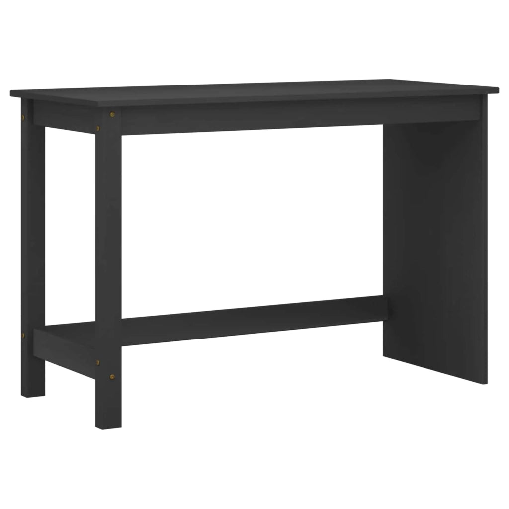 Set scrivania e mobiletto su ruote MOSS 2 pcs Nero 3438793