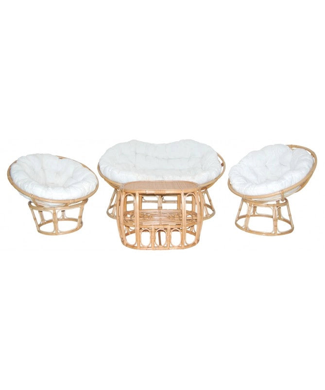 Salotto PAPASAN SET 4 PZ. Con CUSCINI