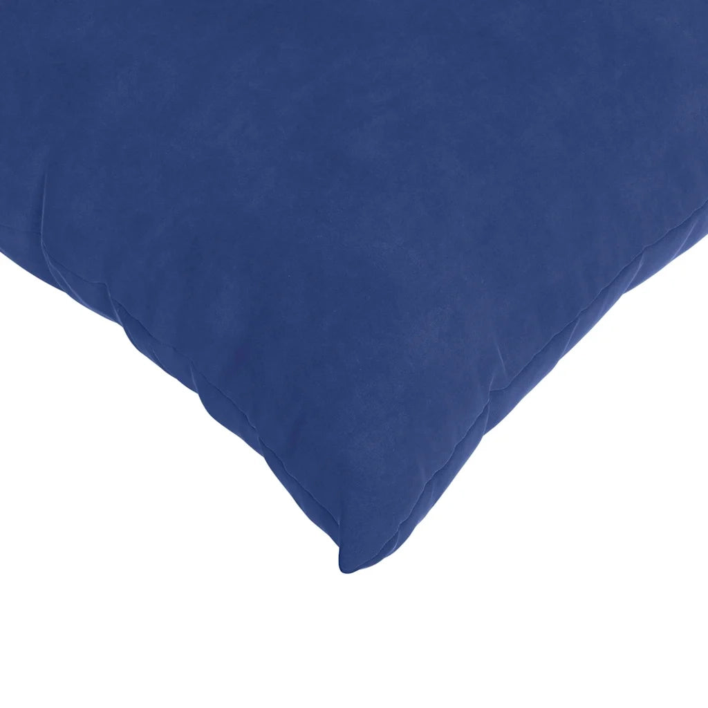 Cuscini da Divano 2 pcs Blu Polizia 80 x 40 cm Tessuto in Cords 42013724
