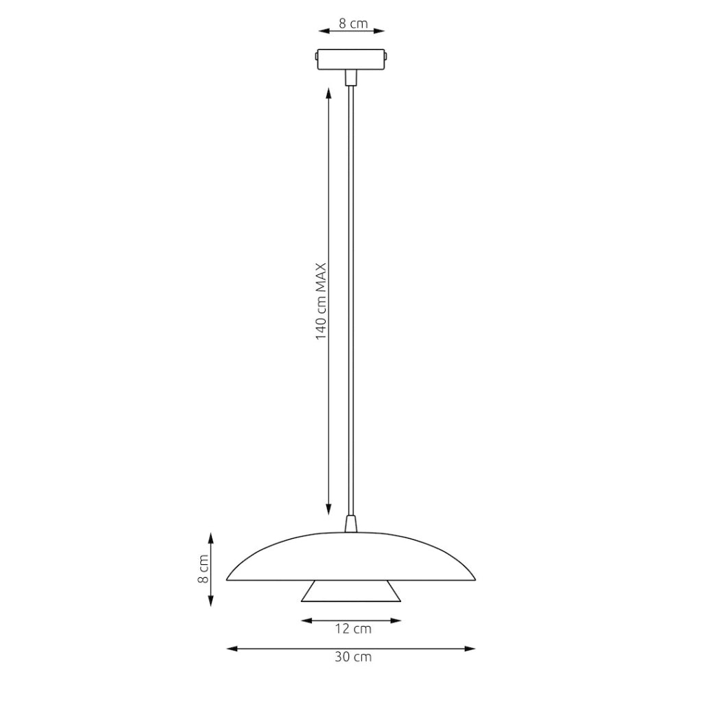 Lampada a sospensione retro BABEL nera GX53 Emibig
