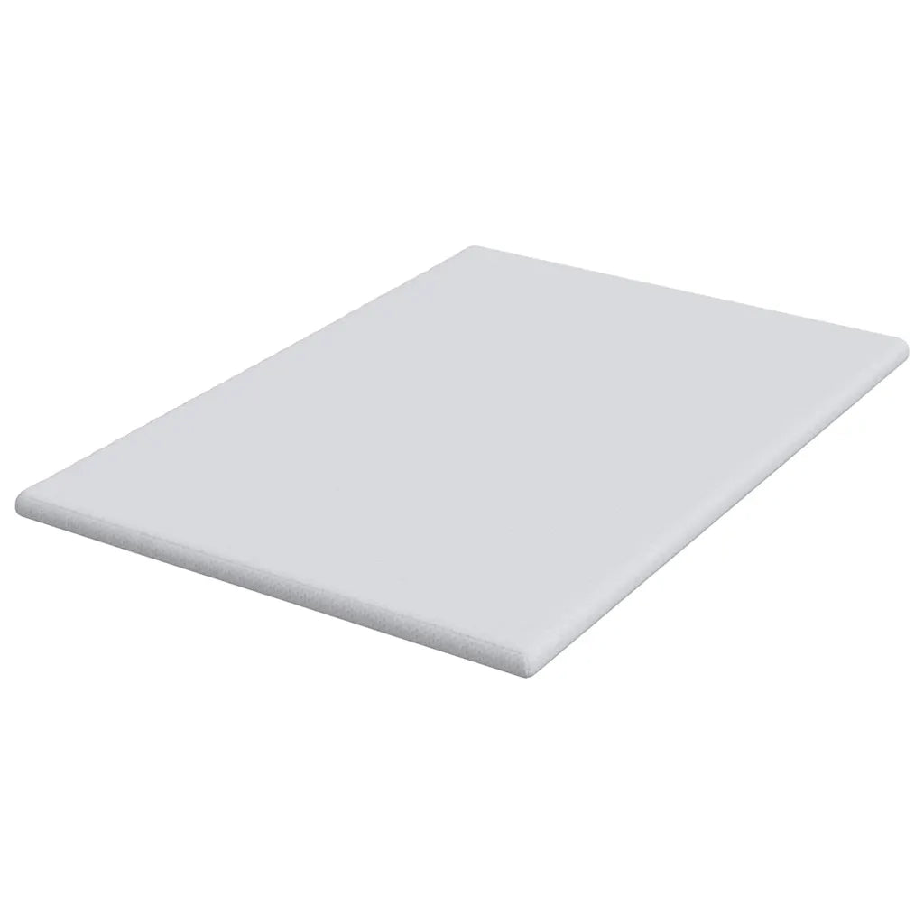 Topper per materasso Bianco 140 x 200 cm Tessuto Jacquard 4106205
