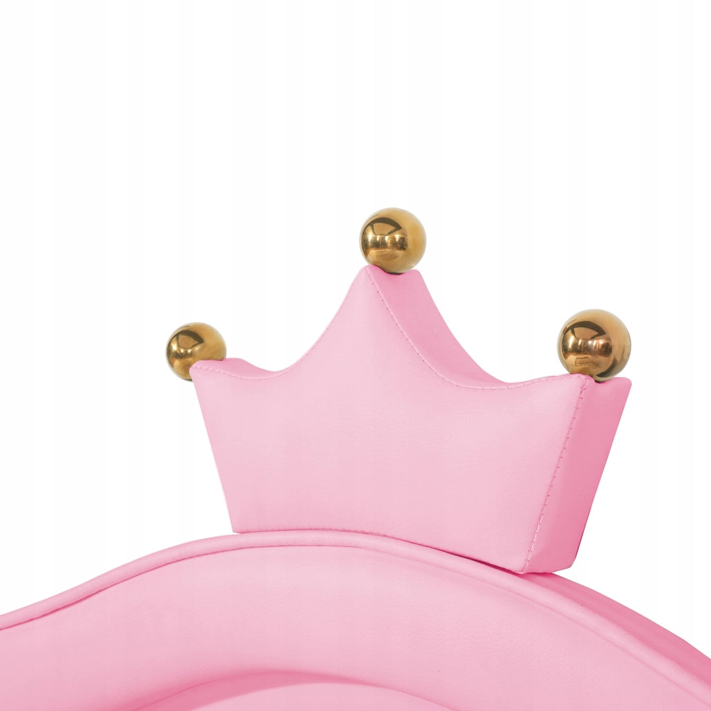 Letto per bambini 140x200 - Xylo - Rosa con illuminazione LED