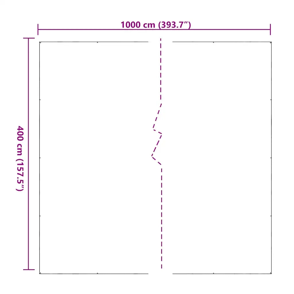 Telone Trasparente con Occhielli 4x10 m in PVC 4018610