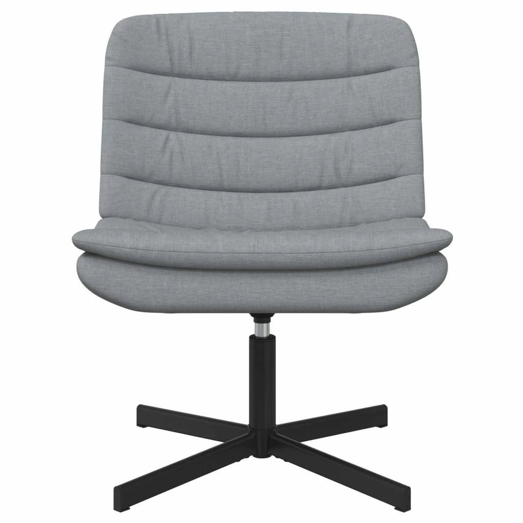 Sedia girevole Grigio chiaro 63 x 75 x 76 cm Tessuto 42007350
